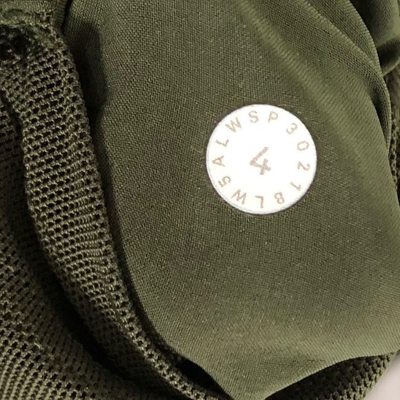 Lululemon On The Fly Dark Olive Straight Leg Athletic Pants 4 - Picture 6 of 6